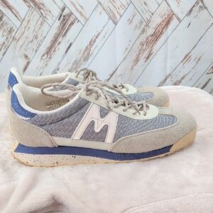 Mellow Walk Men’s Grey & Blue Sneakers